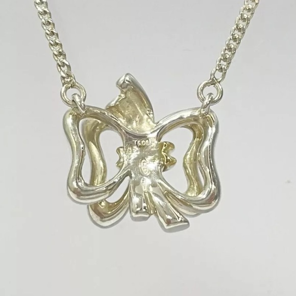 Tiffany & Co. Ribbon Butterfly Necklace - Picture 3 of 9
